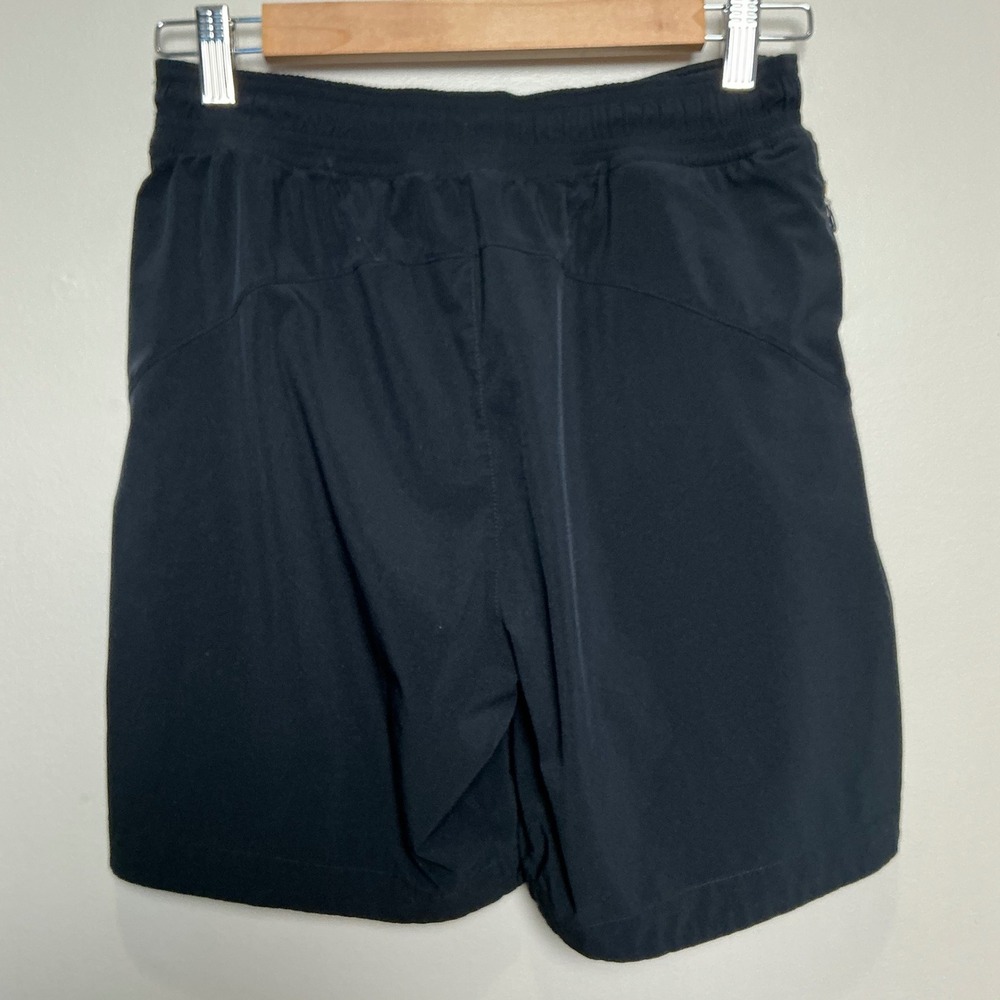Rhone Running Shorts Mens Small Black Reflective Athletic Training Excellent - Picture 3 of 4